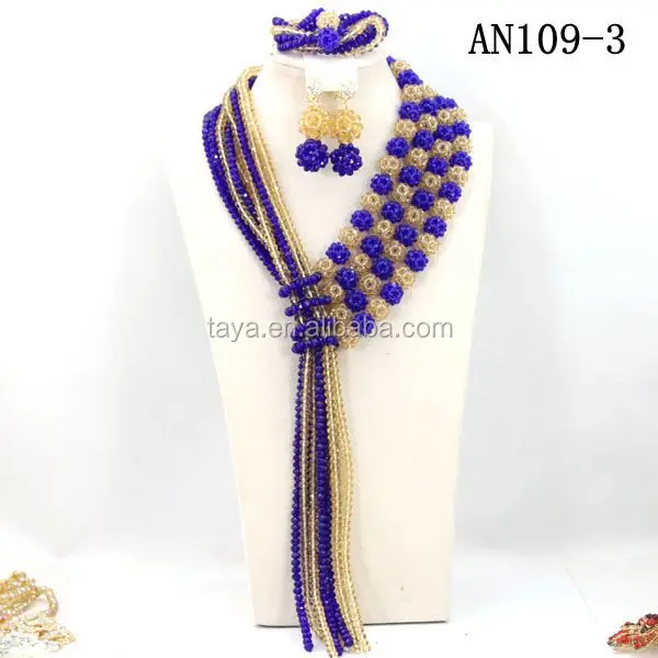 Lilac Nigeria Beads Bridal Necklace Bridal Necklace African Beads