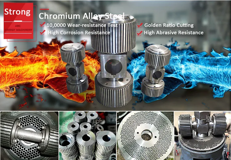 High efficiency corn straw tractor pelletizing mill parts choose ABC Machinery portable PTO pellet mill