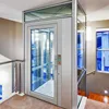 good decoration Financial equipment elevator with glass carwall and doors