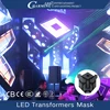 LED screen Transformers Mask night club decoration creative display