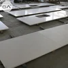 Factory sparkle blue color quartz snow white artificial stone countertop shining solid surface