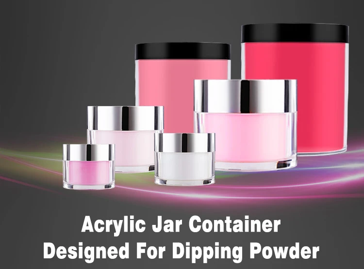 0.5 Oz Dip Powder Jar Acrylic Container Buy Dip Powder Jar,Dip Powder