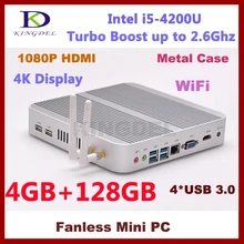 Best price I5 mac mini,4G Ram+128G SSD+640G HDD,3D gaming, Dual Core CPU Quad Threads Wifi, 4*USB 3.0 Port,metal case