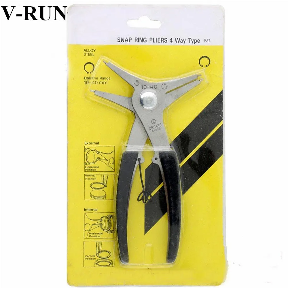 2 In 1 Snap Ring Pliers 4 Way Type Circlip Pliers Buy Snap Ring