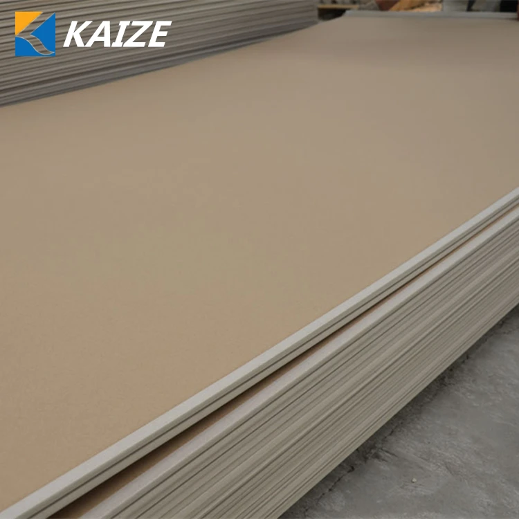 Decorative Paper Faced Plasterboards Type Gypsum Ceiling Boards