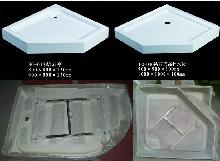 High Sector Acrylic Shower Tray