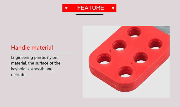 BOSHI High Security Padlock Engineering Plastic Nylon Steel Lockout Hasps