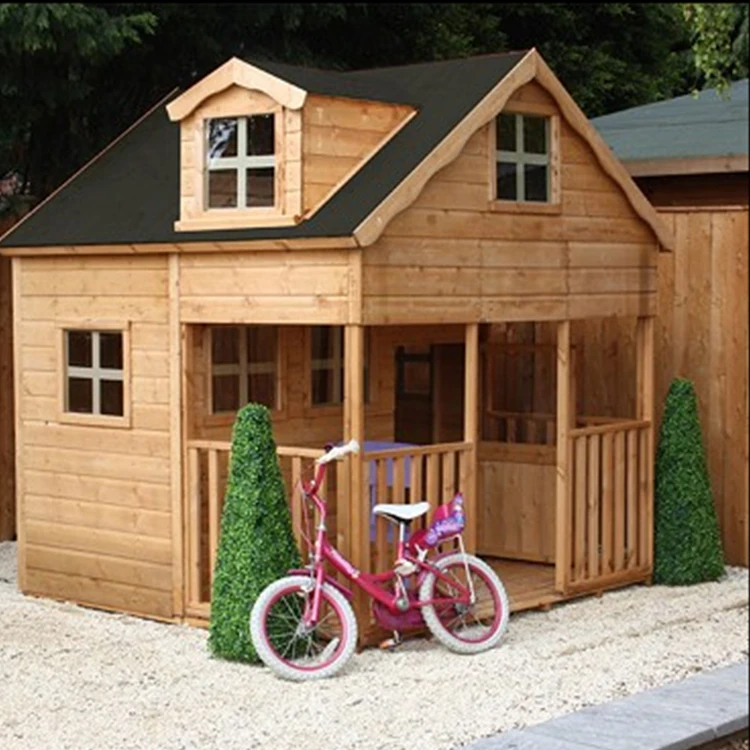 small wooden playhouse