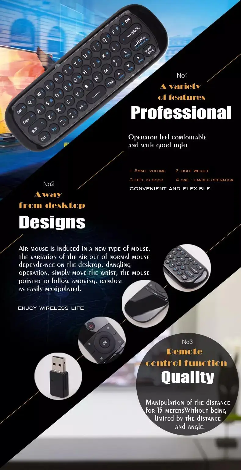 Air Fly Mouse W1 wireless Mini Keyboard