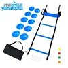 Football Training Foldable And Adjustable Speed Agility Ladder Set