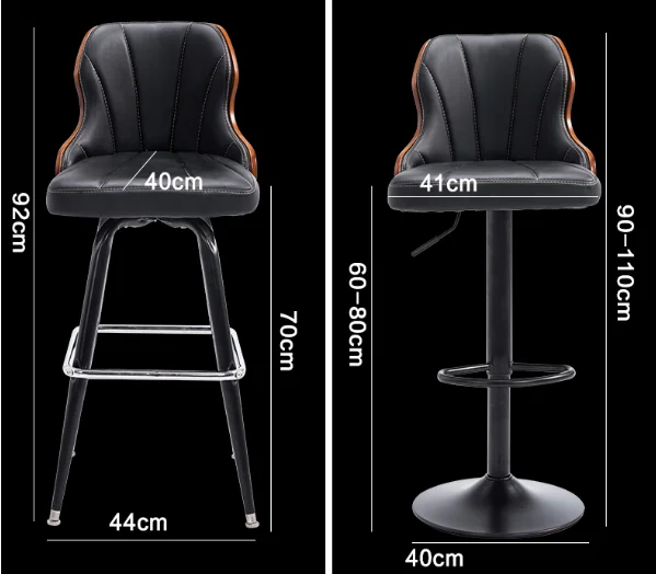 High grade europe style high back commercial bar stools, View