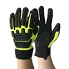 High quality impact oilfield working safety gloves