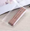 custom cheap clear pvc eva plastic promotional pencil bag pencil case document bag