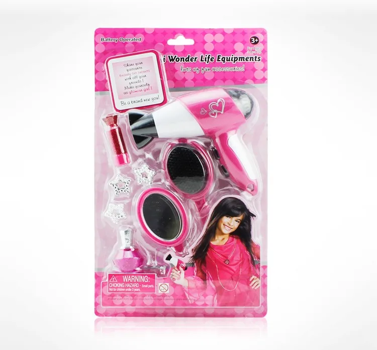Toy Hair Dryer Girls Pretend Hair Beauty Set Toy - Buy Toy Hair Dryer ...