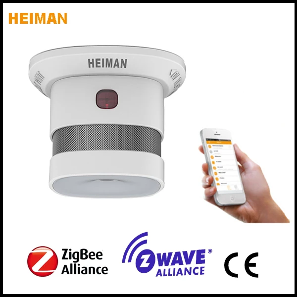 Z wave smoke detector