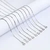 Wholesale Jewelry Fashion Simple Design Custom Chain 925 Sterling Silver Necklace