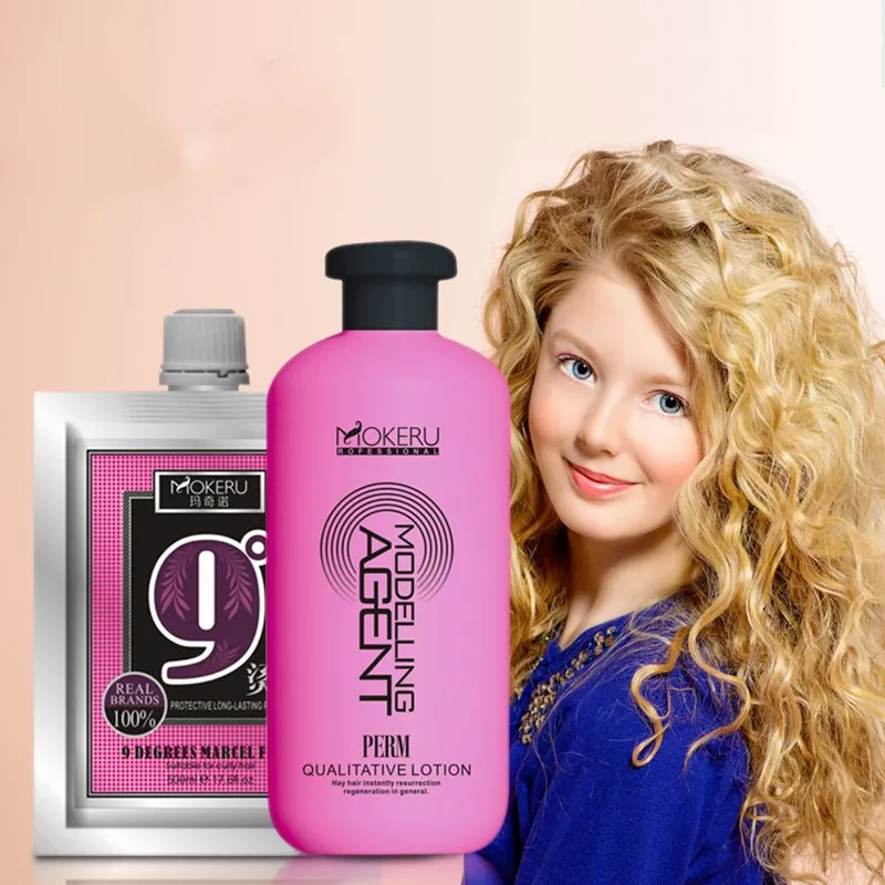 Private Label Best Curly Hair Perm Products Home Kit Cold Wave Perm