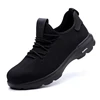 Flying woven Fabric Steel Toe Anti- impact Anti puncture Folding resistance Breathable safety shoes
