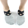 WOMAN ANKLE SOCK CUSTOM LOGO Grip Sock Toeless Women Non-slip Sock with Grips Ideal for Pilates Ballet Dance Barre Barefoot Work
