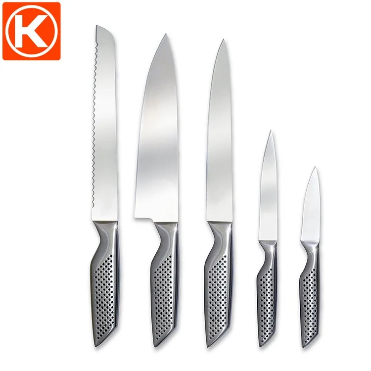 Blank Blade Knife Swiss Metal Handle Fish Fillet Carving Knife