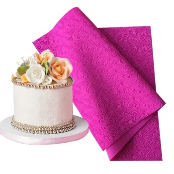 Large Fondant Silicone Impression Mat Wedding Cake Decorating