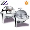China factory direct sale electric heaters shafing dishes buffet fuel decorative fancy roll top chafing dish buffet for sale