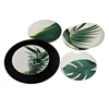 Easter tableware stylish novelty palm leaf vintage porcelain party set dinner plate