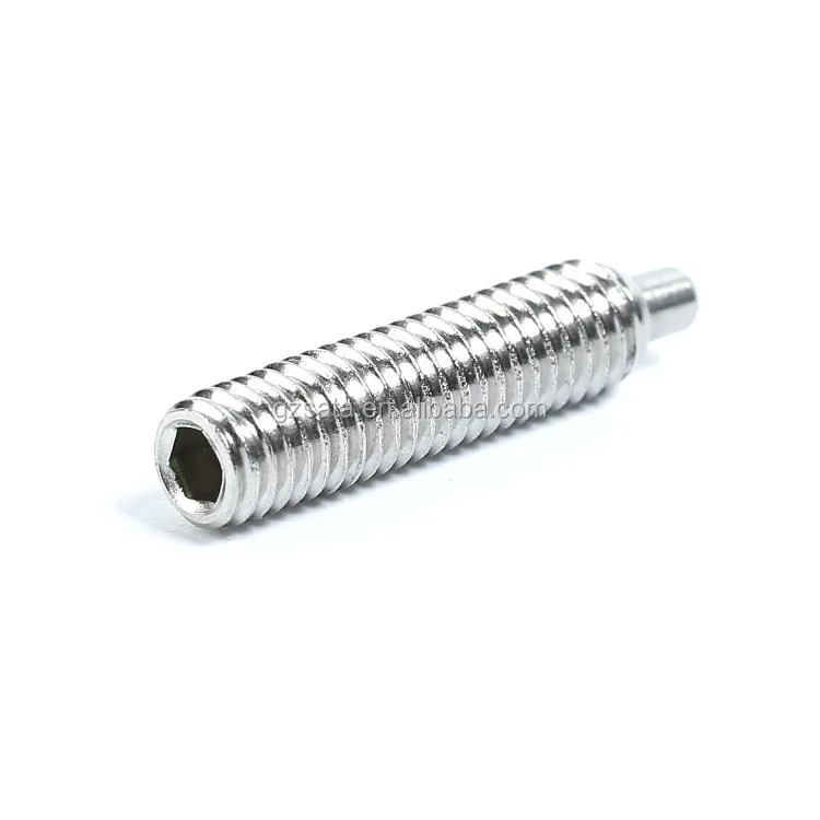 Stainless Steel Spring Loaded Pin Plunger with Allen Drive