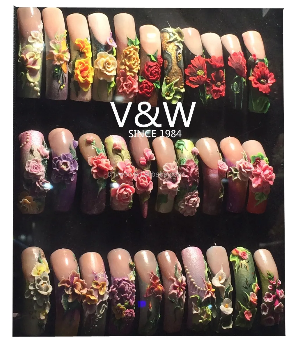 Factory Supply Nails Painting 3d Sculpture Gel Polish Carving Gel more than 500 colors