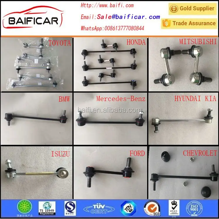 *NEW* SET Heavy Duty K80468 Suspension Stabilizer Bar Link Kit Rear