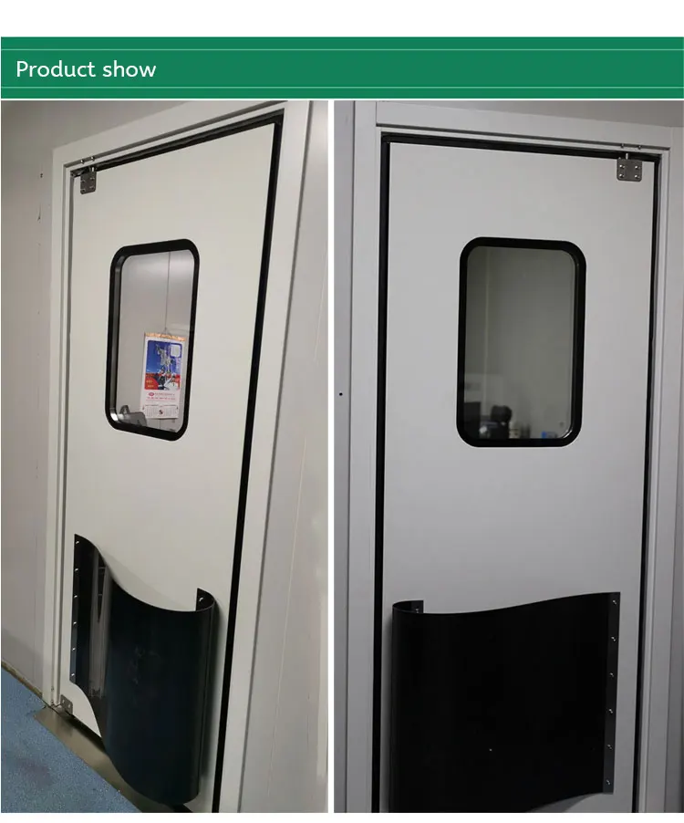 Soundproof door push-pull steel stainless steel clean room door can be customized to a variety of specifications