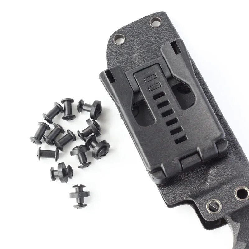 Black Cross Head Chicago Screws Rubber Washers Custom Kydex Gun Knife