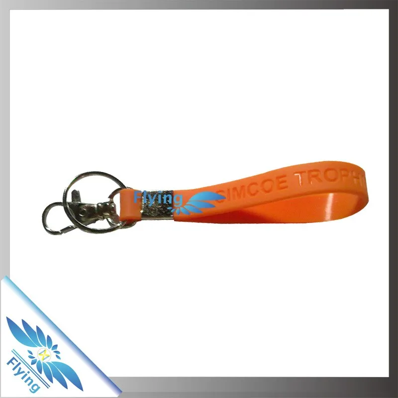 Silicone Loop Keychain,Wristband Keyring,Rubber Key Chain Buy Silicon