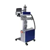 Mini Size Flying 20W/30W/50W Fiber Laser Marking Machine for Production Line Marking Angle Adjustable