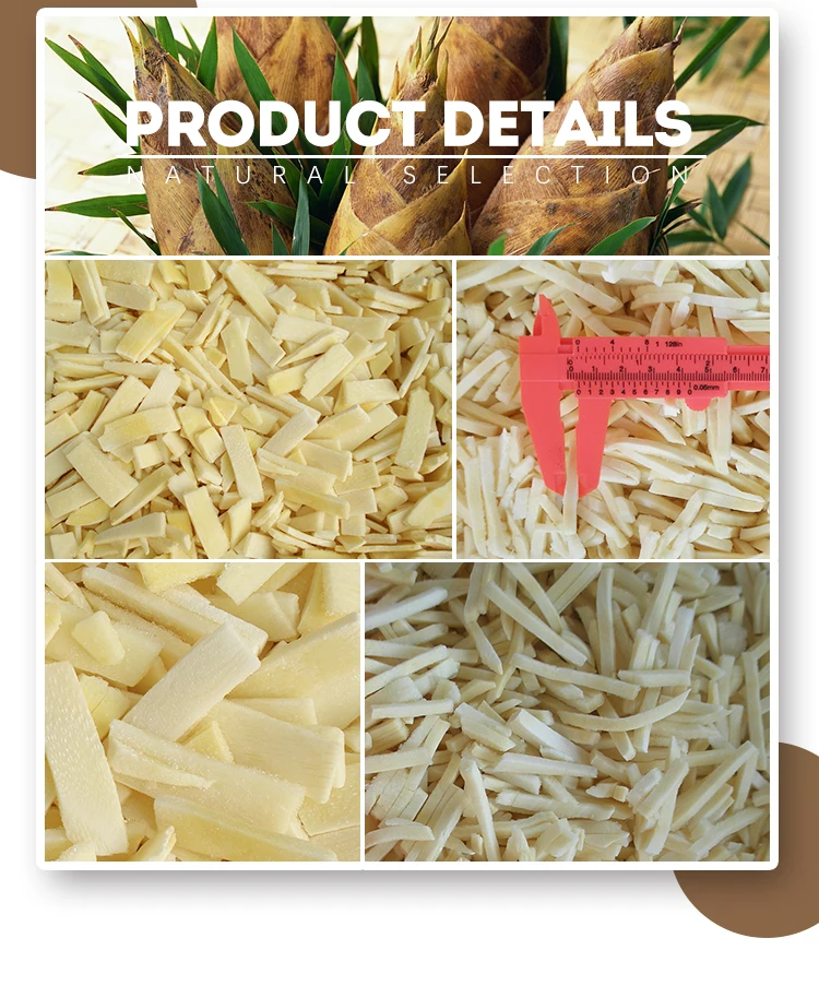 Supply chinese cheapest factory price frozen bamboo shoot slice product