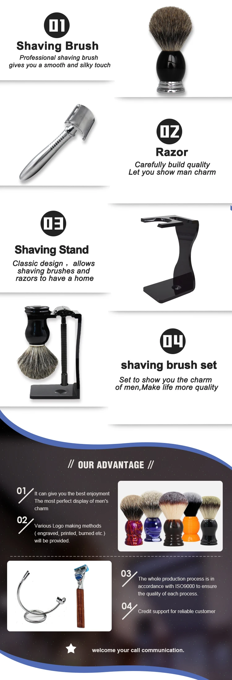 Grooming Kits For Men Shaving Sets Mens Shaving Kits Private Label