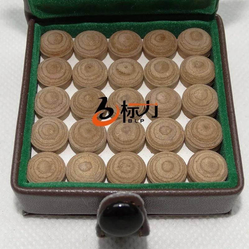 Real Leather Billiard Snooker Pool Cue Tips Muti Layer Billiard