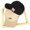 Personalized Black Cotton US Flag Baseball Cap