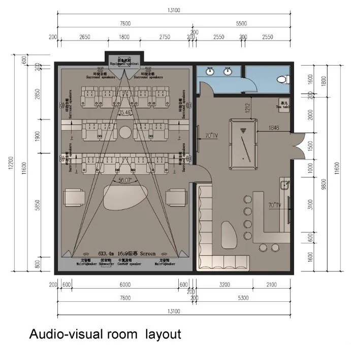 Bisini Luxury Home Cinema Turn-key Project - Buy Home ...