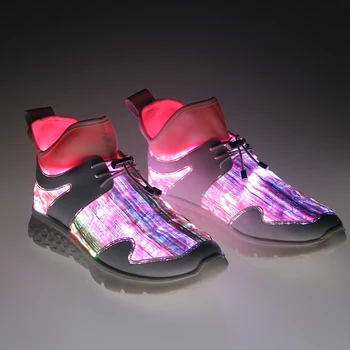 Fiber Optic Adults Led Light Up Shoes 