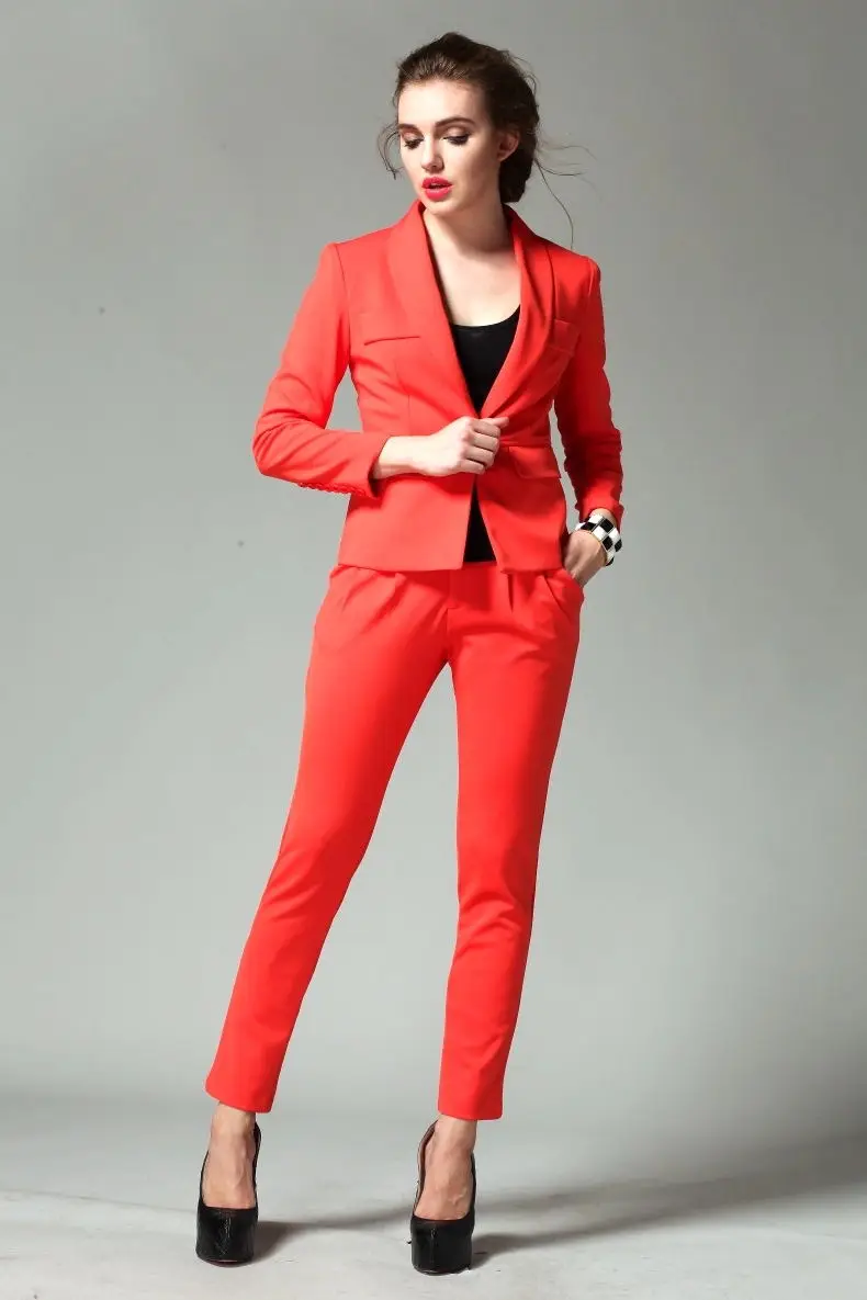2014 Fashion Suit Jacket,Tall Waist Trousers,Ladies Leisure Suit - Buy ...