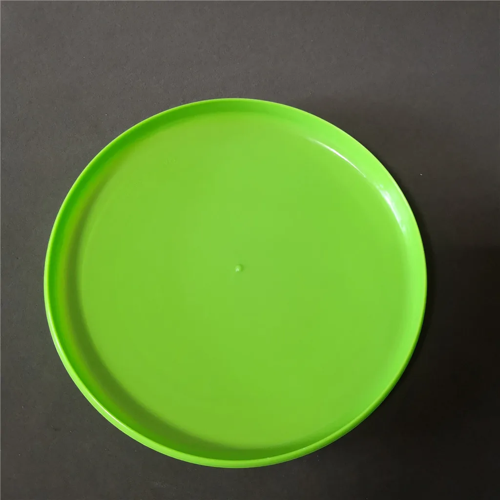 22cm plastic round shape sport flying disc toy