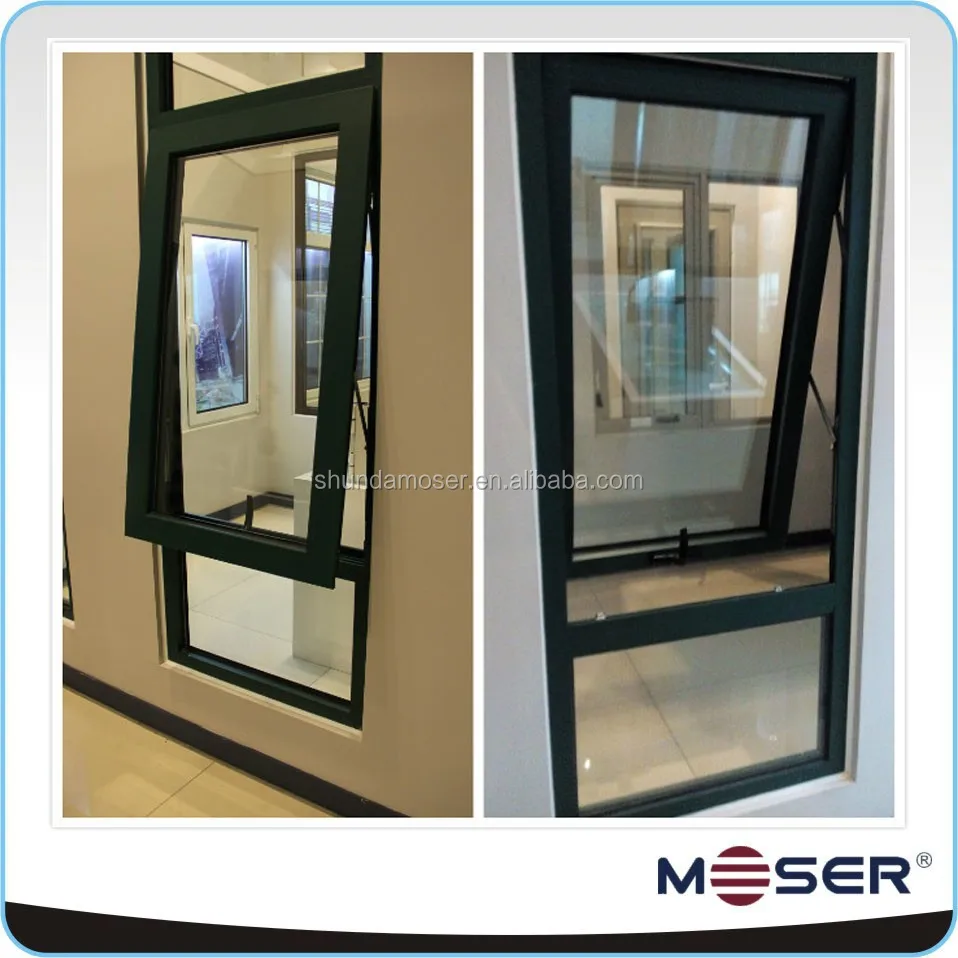 Gaobeidian Moser Commercial Building Aluminum Casement Awning Window