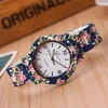 Fashion design Ladies flower wristwatch women dress watch high quality ceramic sweet girls Bracelet watch