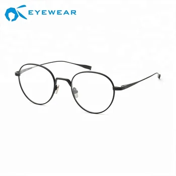 eyewear manufacturers china eye frame optical metal round glasses larger