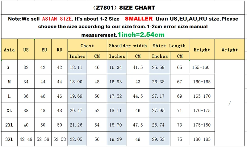Custom T Shirt Price Chart