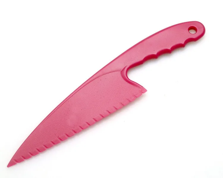 Practical Kitchen Lettuce Serrated Knife Plastic Blade
