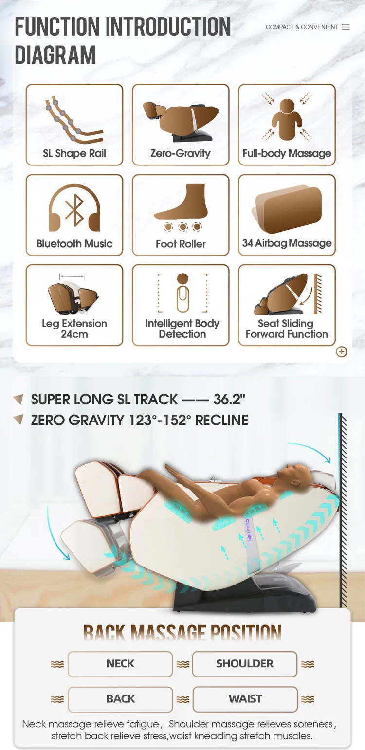 L Shape Massage Chair