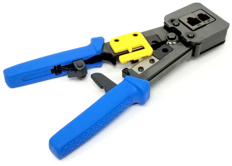 EZ 8P8C connector plier Cable pass through keystone jack crimping tool