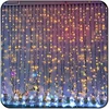 Restaurant warm white decoration curtain string lights for wedding